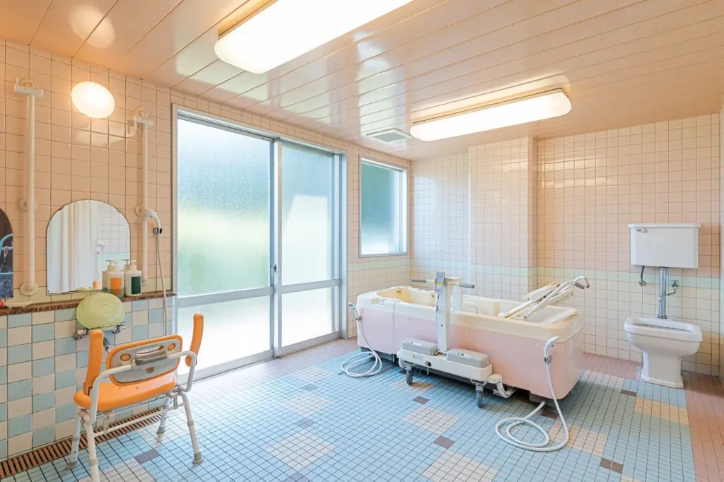 Bathing equipment for long-term care facilities